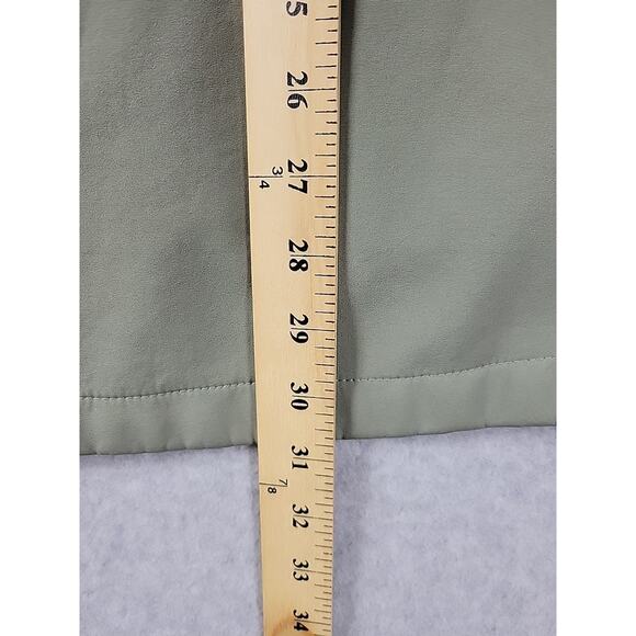 Hurley Army Green LS Windproof 3 Layer Tech Full Zip Hooded Jacket Men's Medium - Picture 8 of 12